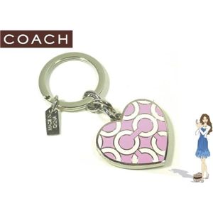 COACH(コーチ) キーフォブ オプ アート ハート ロケット 92476 - 拡大画像