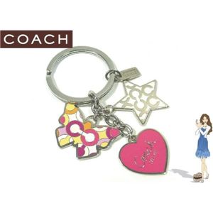 COACH(コーチ) キーフォブ オプ アート ミックス 92451 - 拡大画像