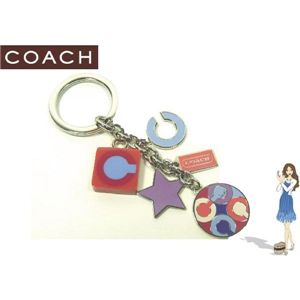 COACH(コーチ) キーフォブ オプ アート リゾート マルチ ミックス 92454 - 拡大画像