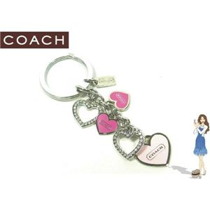 COACH(コーチ) キーフォブ パヴェ ハート マルチ S1831 - 拡大画像