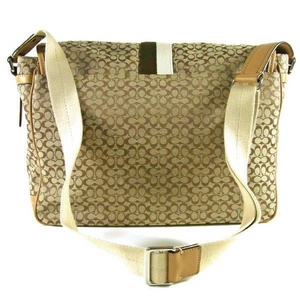 COACH（コーチ） メッセンジャーバッグ ボヤージュ シグネチャー カーキ 70183