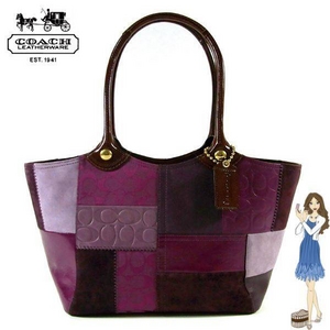 COACH�i�R�[�`�j �g�[�g�o�b�O �v���[�J�[ �p�b�`���[�N �}���`�J���[ 14045