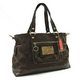 COACH(コーチ) トートバッグ POPPY ポピー シグネチャー サテン ブック ブラウン/ブラス 14364 - 縮小画像4