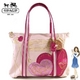 COACH（コーチ） トートバッグ POPPY ポピー メタリック レザー グラム ピンク 14551 - 縮小画像1