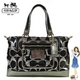 COACH(コーチ) ブックトートバッグ POPPY ポピー ポップ シグネチャー ルレックス ブラック/ガンメタル 14437 - 縮小画像1