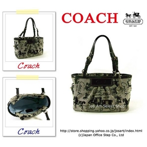 COACH�i�R�[�`�j �g�[�g�o�b�O �z�[�X �L�����b�W �v���[�e�b�h �C�[�X�g�E�G�X�g �M�������[ �u���b�N 14629