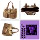 Anna Sui(アナスイ) "Live Your Dream" レザー トートバッグ ライトパープル - 縮小画像3