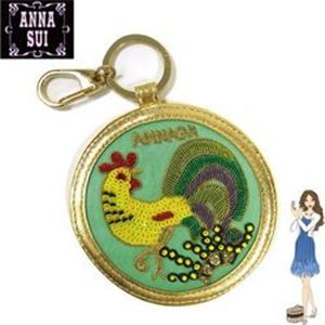 Anna Sui(アナスイ) コックモチーフ サークルキーホルダー マルチカラー - 拡大画像