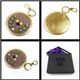 Anna Sui(アナスイ) フクロウモチーフ サークルキーホルダー パープル/ゴールド - 縮小画像3
