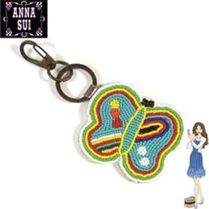 Anna Sui(アナスイ) バタフライ キーホルダー マルチカラー