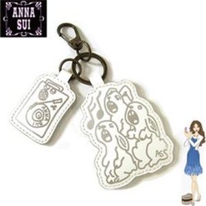 Anna Sui(アナスイ) シングラビット キーホルダー ホワイト