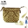 Coach(コーチ) バッグ シグネチャー プリーテッド スウィングパック ブラウン 42835