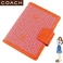 【入荷待ち】
            Coach(コーチ) システム手帳 6×8 オプ アート スリップ ジャケット ピンク 60367