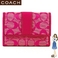 【入荷待ち】
            Coach(コーチ) 3つ折り財布 シグネチャー コンパクトク ラッチ ピンク 41889