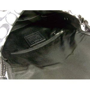 Coach(コーチ) バッグ ハンプトンズ シグネチャー フラップ ブラック 13066 Coach(コーチ) バッグ ハンプトンズ シグネチャー フラップ ブラック 13066