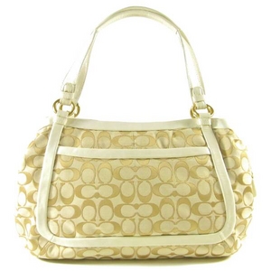 Coach(コーチ) バッグ クリケット アウトライン シグネチャー ラージ サッチェル ライトカーキ 1360