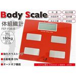 多機能体組織計 Body Scale FEF-F08-B 赤
