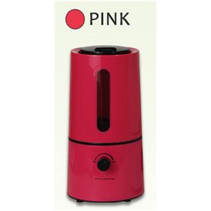 安全&静か!超音波加湿器 パワーミストmini ピンク