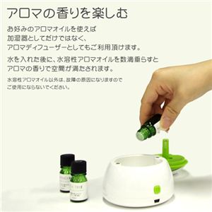 コンパクトUSB加湿器 USU1110-01 ホワイト