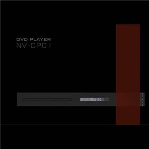 CPRM対応DVDプレーヤー ブラック×ダークブラウン