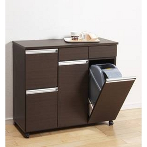 ダイニングダストボックス 4Dブラウン