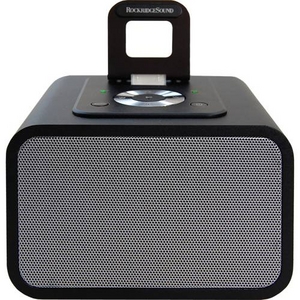 かわいいキューブ型の iPhone／iPod対応スピーカー SG-A11 ブラック - 拡大画像