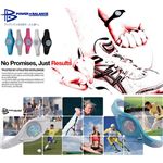 【日本正規品】POWER BALANCE（パワーバランス） シリコン・ブレスレット（ブラック/イエロー Mサイズ)