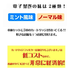 【ELECTRONIC CIGAR/エレクトロニックシガー・交換カートリッジ】画像２