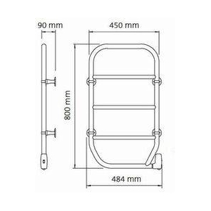 【送料無料】 スウェーデン製 森永タオルウォーマー【TS-M80】80Ｗタイプ