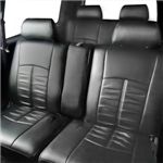 Dohm製 本革調シートカバー Standardモデル ジムニー用 【SZ22】 軽自動車 ブラック