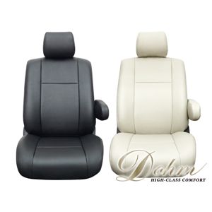 Dohm製 本革調シートカバー Basicモデル エブリイワゴン用 【B-SZ12】 軽自動車 ブラック