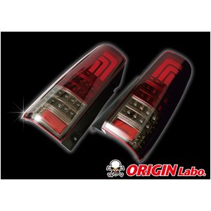 ジムニー JB23 LED TAIL TUBE(LED チューブ テール)　TYPE インナースモーククローム/アウターレッドクリア左右セット