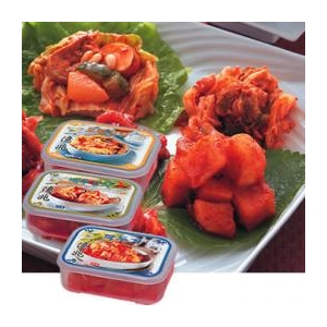 【韓国土産】　韓国一億兆キムチ食べ比べセット 各種300g - 拡大画像