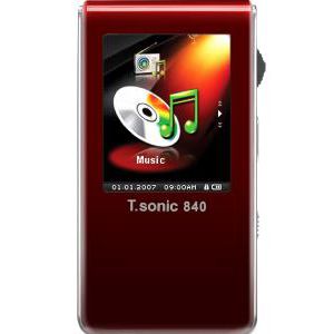 トランセンド 8GB T.sonic 840 MP3プレーヤー TS8GMP840 - 拡大画像