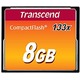 トランセンドジャパン 8GBコンパクトフラッシュカード TS8GCF133
