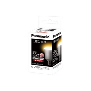 Panasonic�i�p�i�\�j�b�N�j�d���FLED�����v�@����E17�^�C�v�@EVERLEDS�d���F����  LDA6L-E17-A1/D