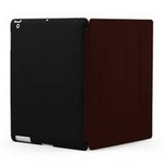 ブライトン iPad 2012年発売用 ラバーコーティングロールスタンドケース BI-IPAD3RCASE／BR