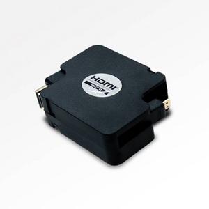 【巻取ケーブル】ミヨシ（MCO） HDMIケーブル コードリールタイプ マイクロコネクタ 1.2m HDM-HERD12／BK