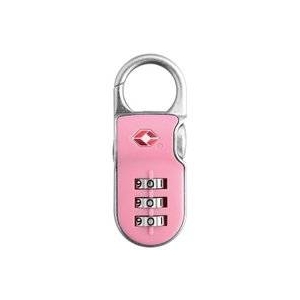 【防犯グッズ：旅行用鍵】YALE（エール） 旅行用TSAロック（CLIP ON LOCK）ピンク