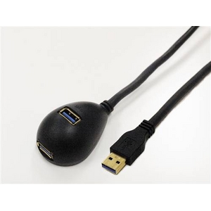 ミヨシ(MCO)USB3.0 卓上延長ケーブル1.8M　USB-3018J/BK 商品画像