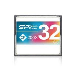 シリコンパワー　32GBコンパクトフラッシュ200倍速　3枚セット　SP008GBCFC200V10×5P