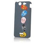 ブライトンネット docomo with series Xperia(TM) SX SO-05D用ラバーコーティングケースBM-XPR10RC/SKULL