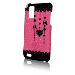 ブライトンネット docomo Optimus it L-05D用ラバーコーティングケースBM-LG5DRC/P