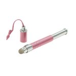 ミヨシ(MCO) スマートフォン用タッチペン ショートタイプ アルミピンク STP-04/PK