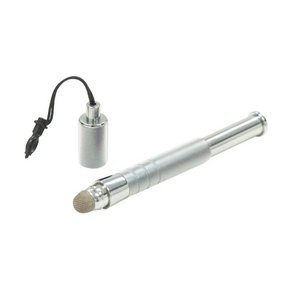 ミヨシ(MCO) スマートフォン用タッチペン ショートタイプ アルミシルバー STP-04/SL