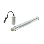 ミヨシ(MCO) スマートフォン用タッチペン ショートタイプ アルミシルバー STP-04/SL