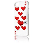 ブライトンネット　 iPhone 5用UVコーティングケース　BI-IPVHEART/WH