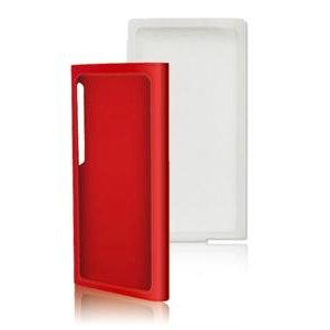 ブライトンネット　iPod nano 2012用ラバー+シリコンケースセット BI-7NRCASE/R