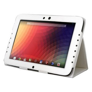 ブライトンネット　Nexus 10用レザーロールスタンドケース  BM-NE10FLRO/WH