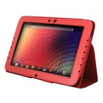 ブライトンネット　Nexus 10用レザーロールスタンドケース  BM-NE10FLRO/R